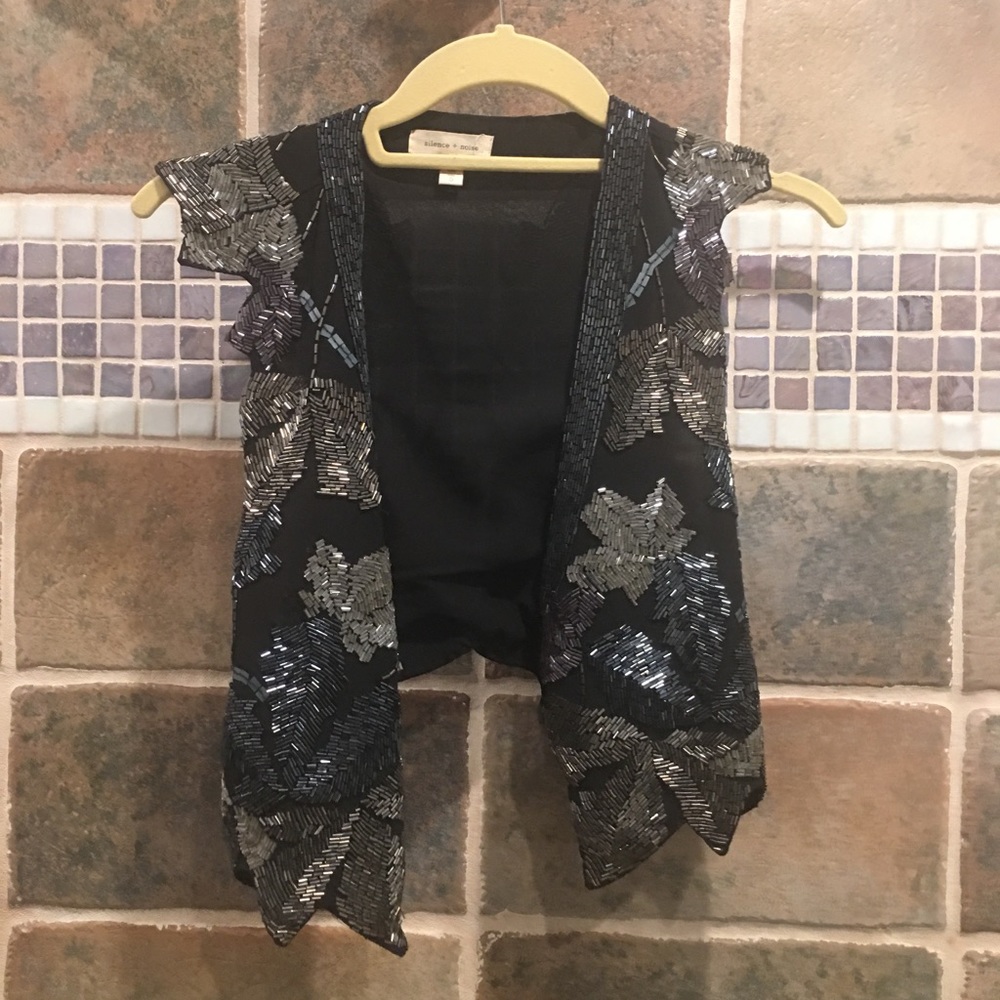 Silence + Noise embellished vest